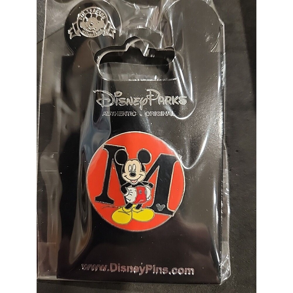 Disney Pin Mickey Mouse Alphabet Letter M‎ WDW 2008 66592